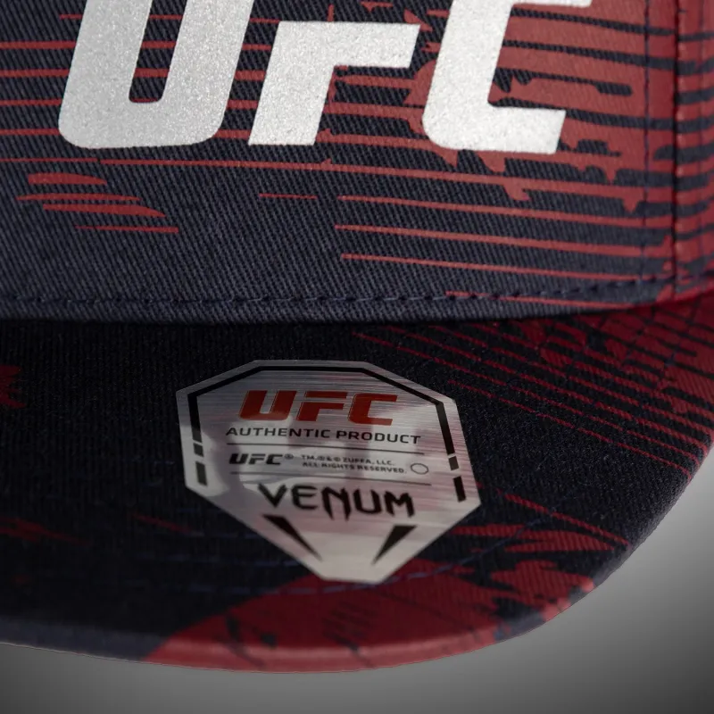 UFC Zenith by Venum Burgundy Authentic Fight Week Trucker Hat - Image 5
