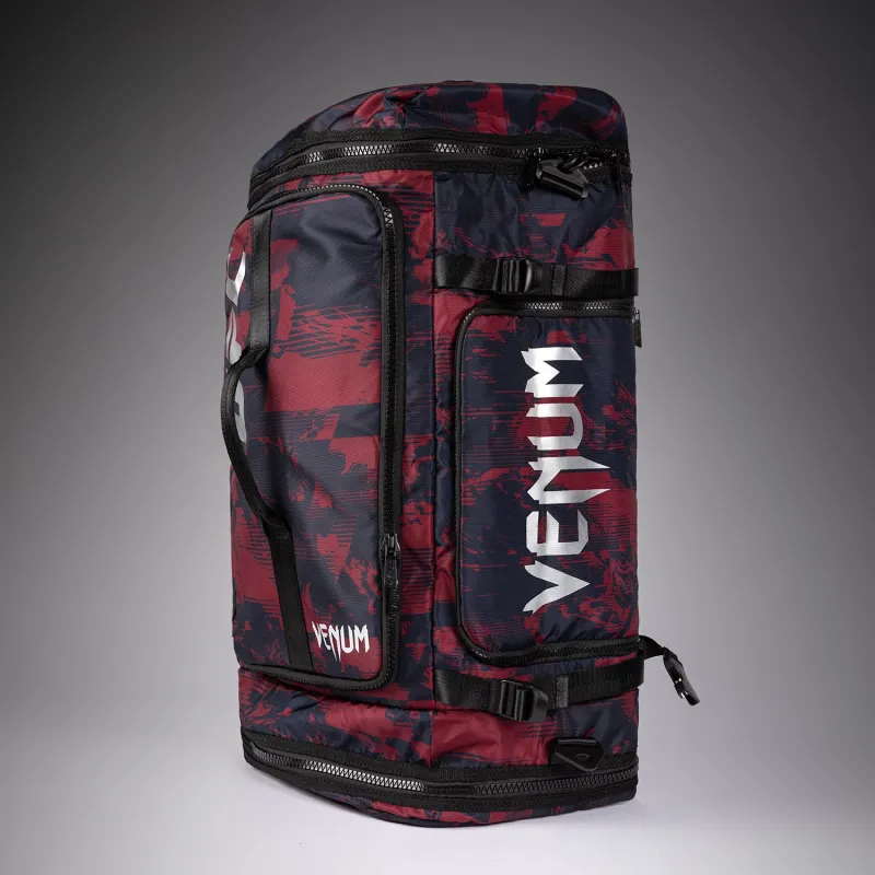 UFC Zenith by Venum Fight Week Sports Bags Navy Blue/Burgundy/Silver Backpack Personalized - Image 3