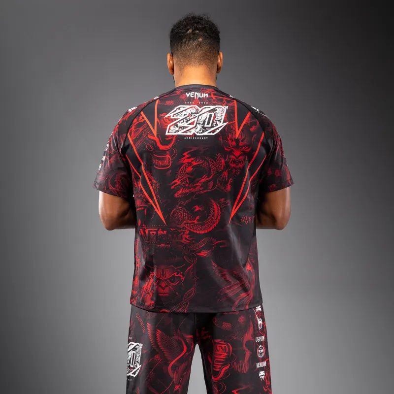 Venum 20th Anniversary Dry-Tech Shirt - Black/Red - Image 4