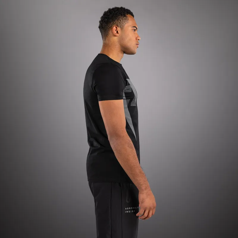 Venum Adrenaline T-Shirt - Black/Silver Grey - Image 3