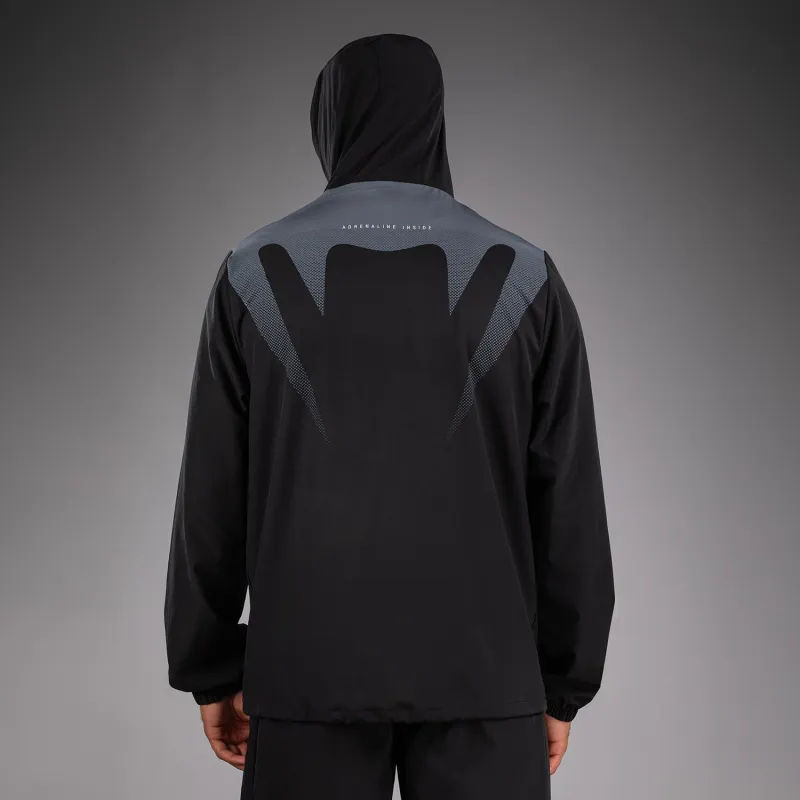 Venum Adrenaline Track Jacket - Black/Silver Grey - Image 3
