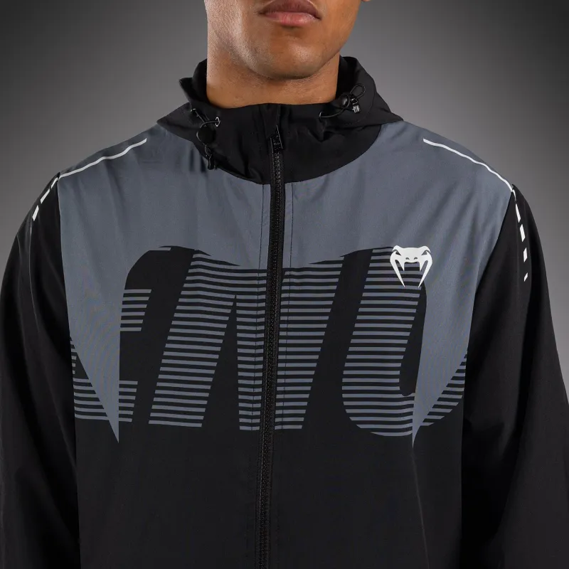 Venum Adrenaline Track Jacket - Black/Silver Grey - Image 5