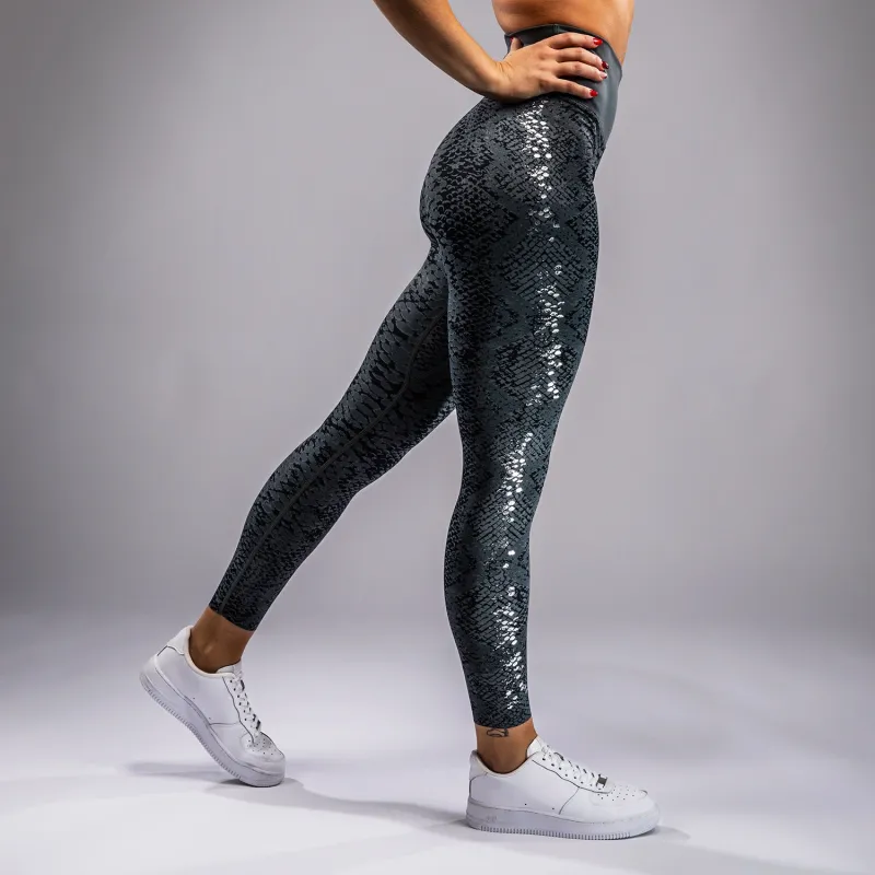 Venum Amazonia Women’s Full Length Leggings - Dark Grey - Image 3