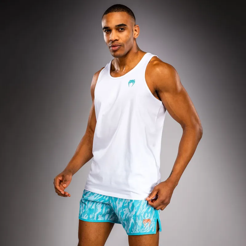 Venum Aqua Tank Top - White/Turquoise - Image 2
