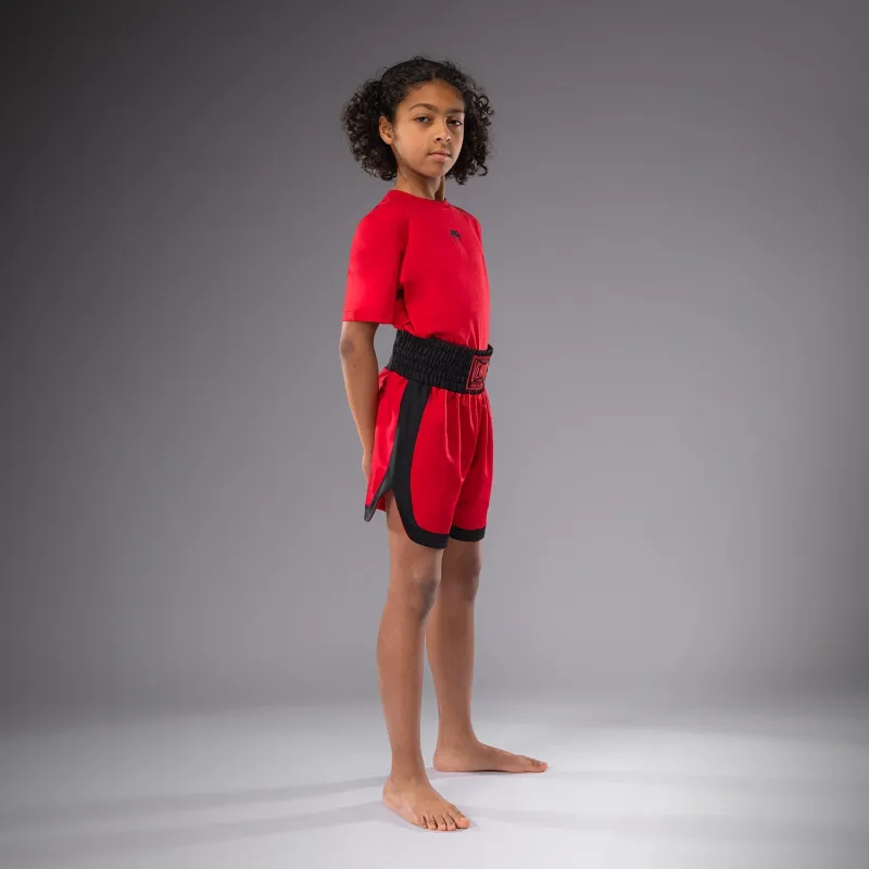 Venum Classic Kids Boxing Shorts - Cherry Red - Image 3