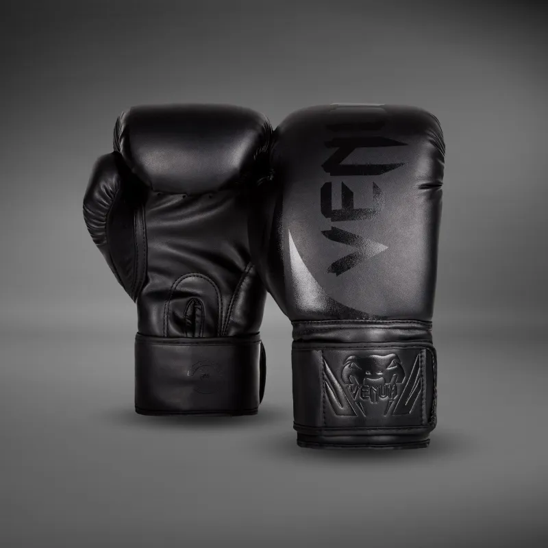 Venum Challenger 2.0 Boxing Gloves - Black/Black - Image 2