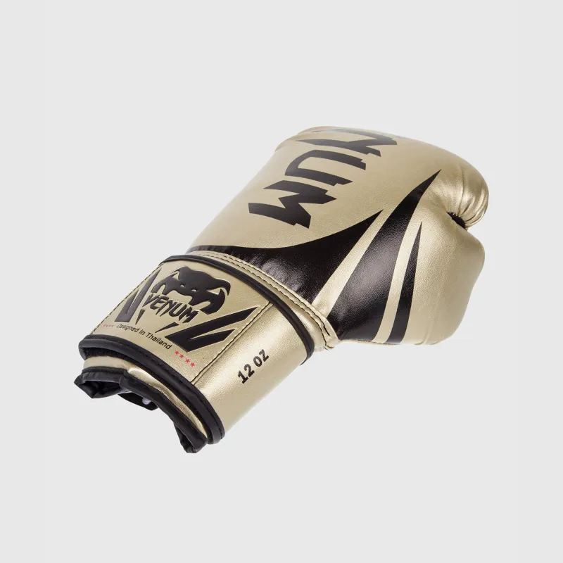 Venum Challenger 2.0 Boxing Gloves - Gold - Image 5