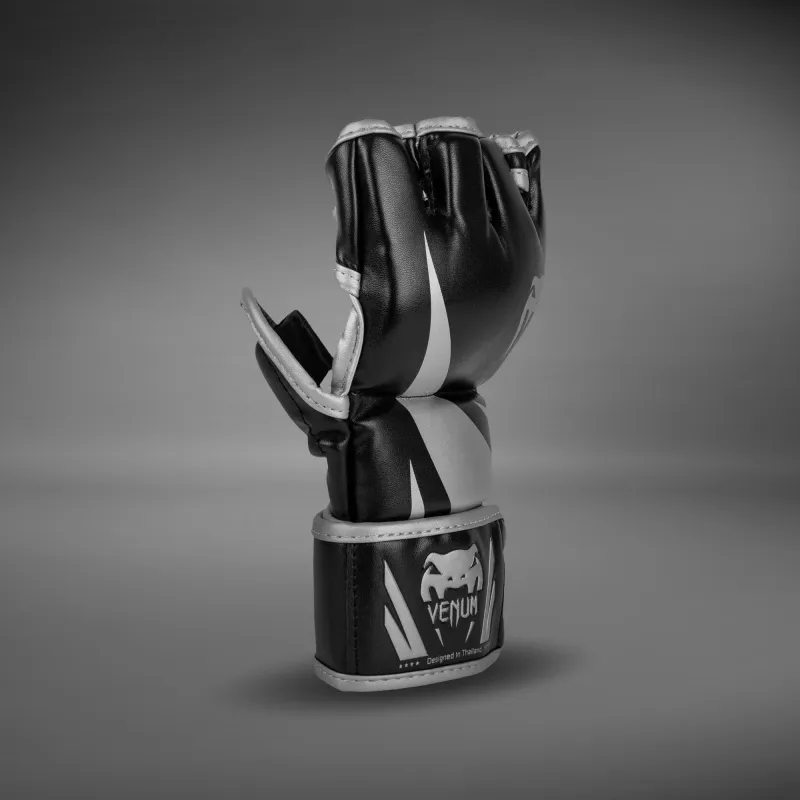 Venum Challenger 2.0 MMA Gloves - Black/Silver - Image 3