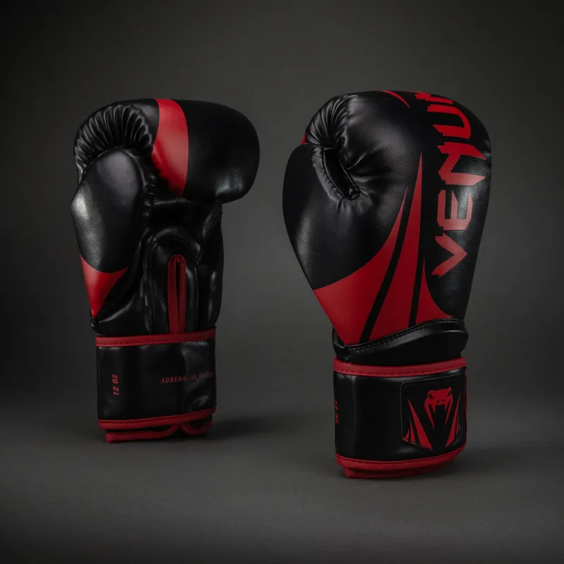 Venum Challenger 2.5 Boxing Gloves – Black/Red - Image 2