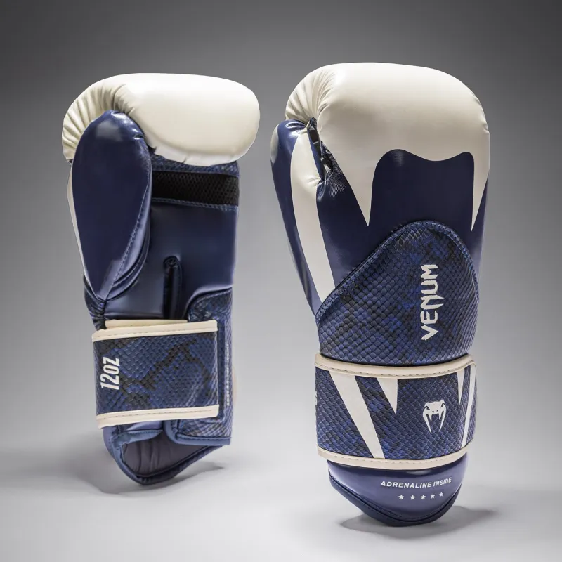 Venum Challenger 4.0 Scales Boxing Gloves - Midnight Blue - Image 2