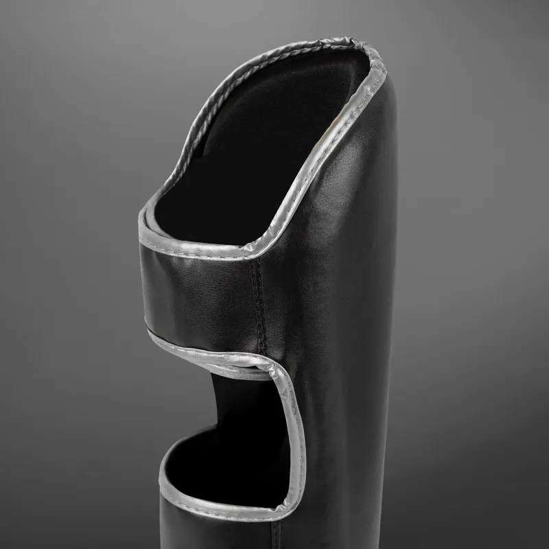 Venum Challenger Standup Shin Guards - Black/Silver - Image 5