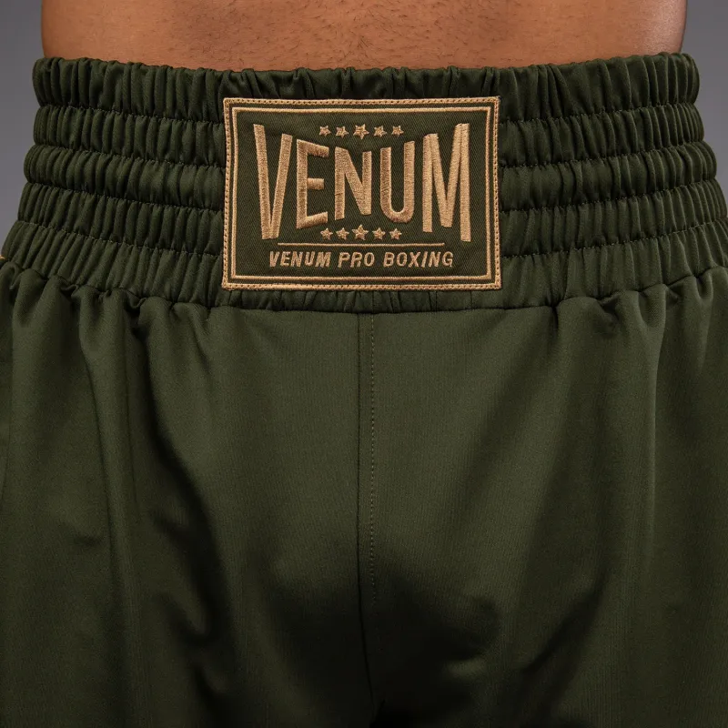 Venum Classic Boxing Shorts - Military Green/Sand - Image 4