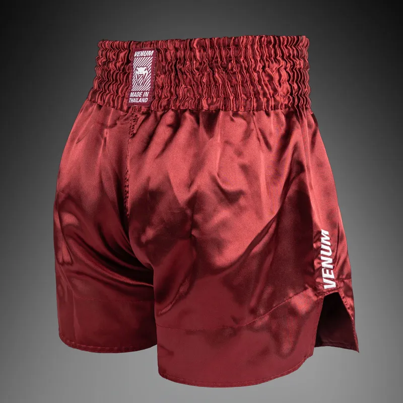 Venum Classic Evo Muay Thai Shorts - Burgundy - Image 3