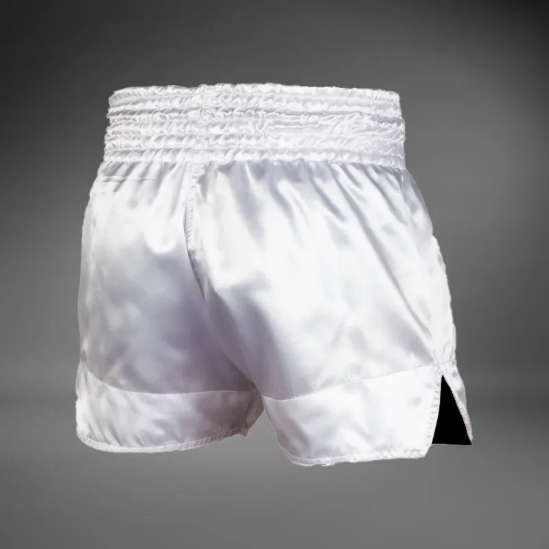 Venum Classic Muay Thai Short - White/Gold - Image 2