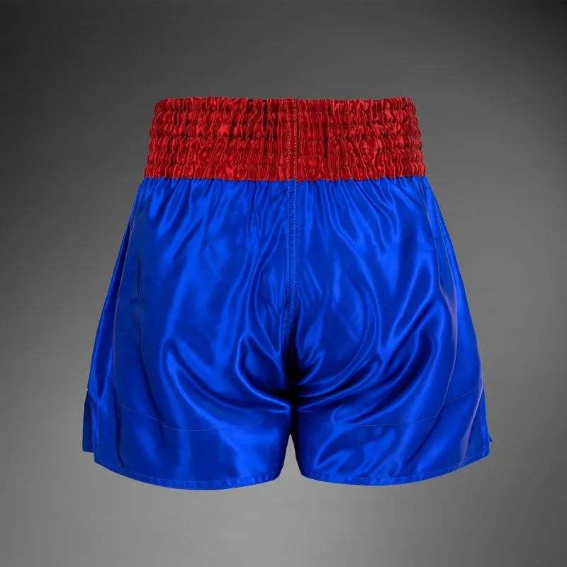 Venum Classic Muay Thai Shorts - Navy Blue/Red - Image 3