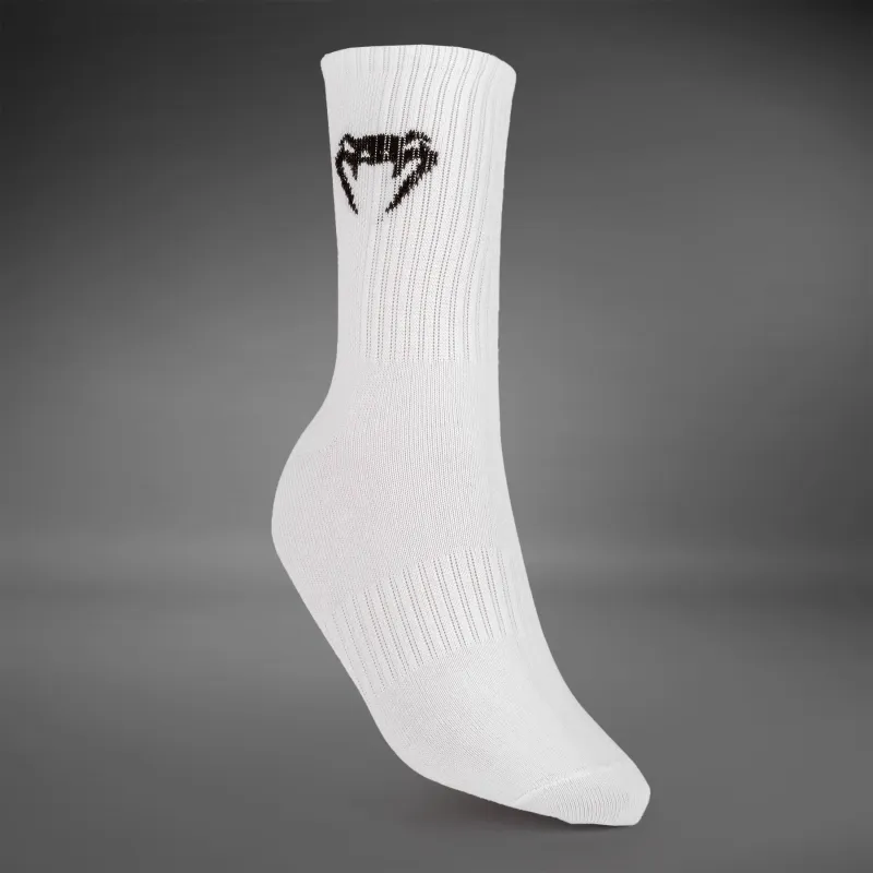 Venum Classic Socks - set of 3 - White/Black - Image 2