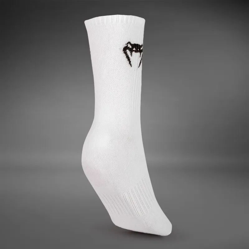Venum Classic Socks - set of 3 - White/Black - Image 3