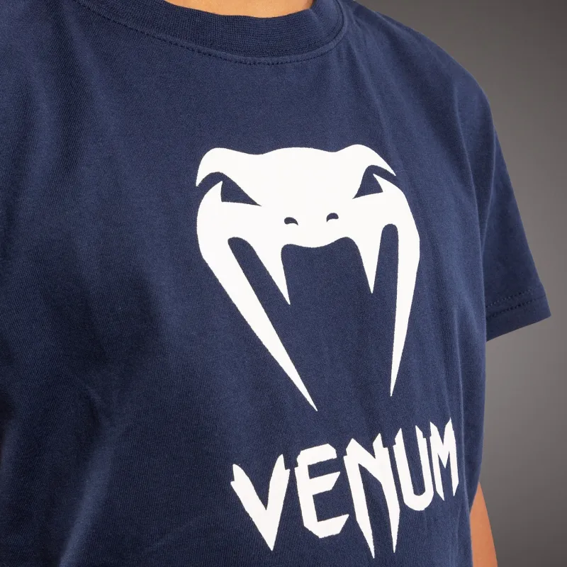 Venum Classic T-shirt - Kids - Navy Blue - Image 3