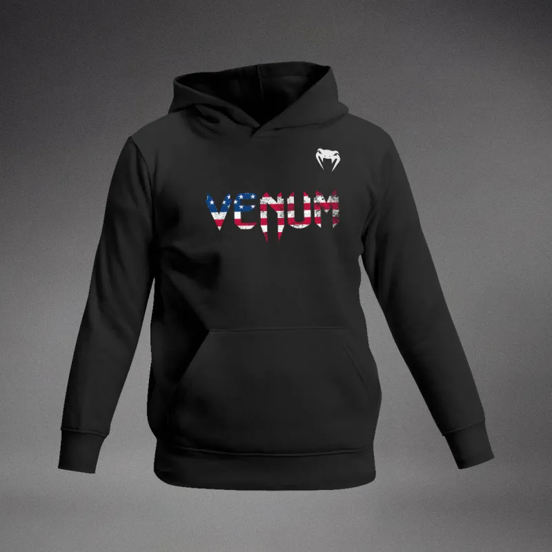 Venum Classic USA Kids Hoodie - Black/White
