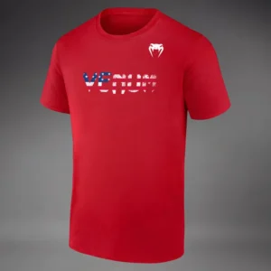 Venum Classic USA Short Sleeve T-Shirt - Red/White