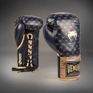 Venum Coco Monogram Pro Lace Up Boxing Gloves - State Blue
