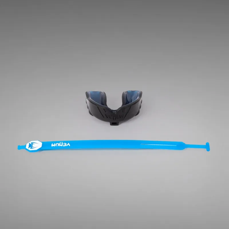 Venum Challenger Mouthguard Strap/Straples - Black/Blue - Image 2