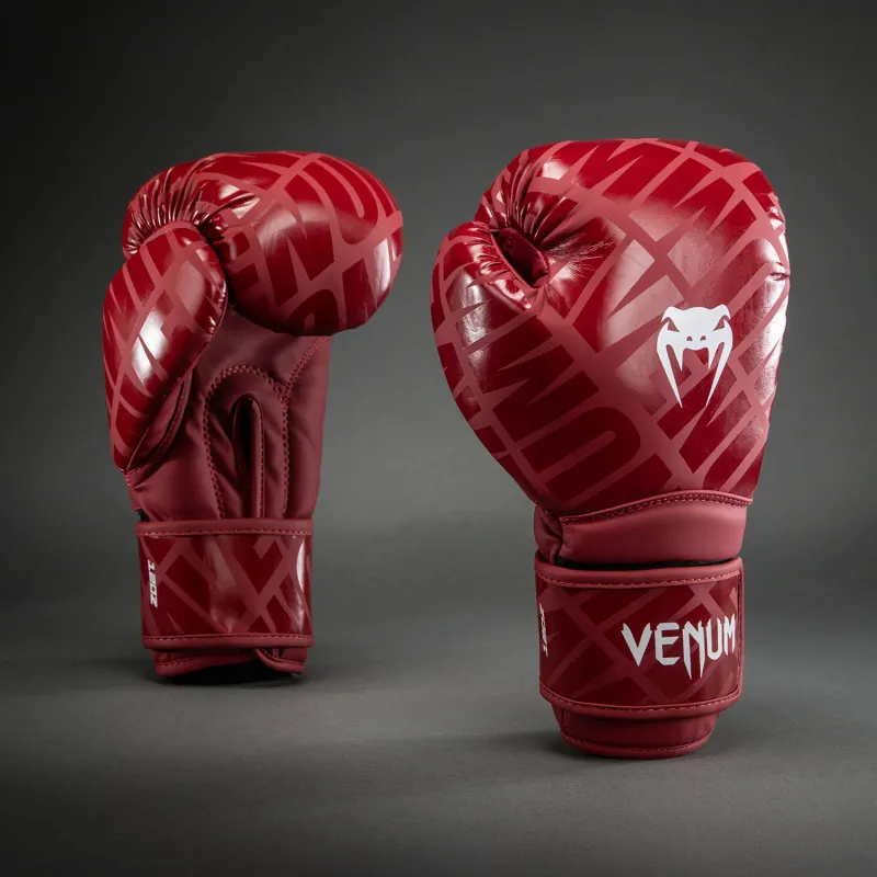 Venum Contender 1.5XT Boxing Gloves - Glossy Burgundy - Image 2