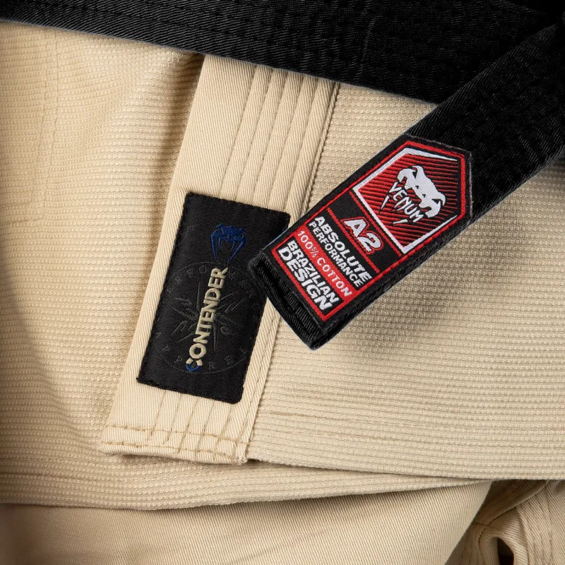 Venum Contender 3.0 Brazilian Jiu Jitsu Gi 380g - Dune - Image 5