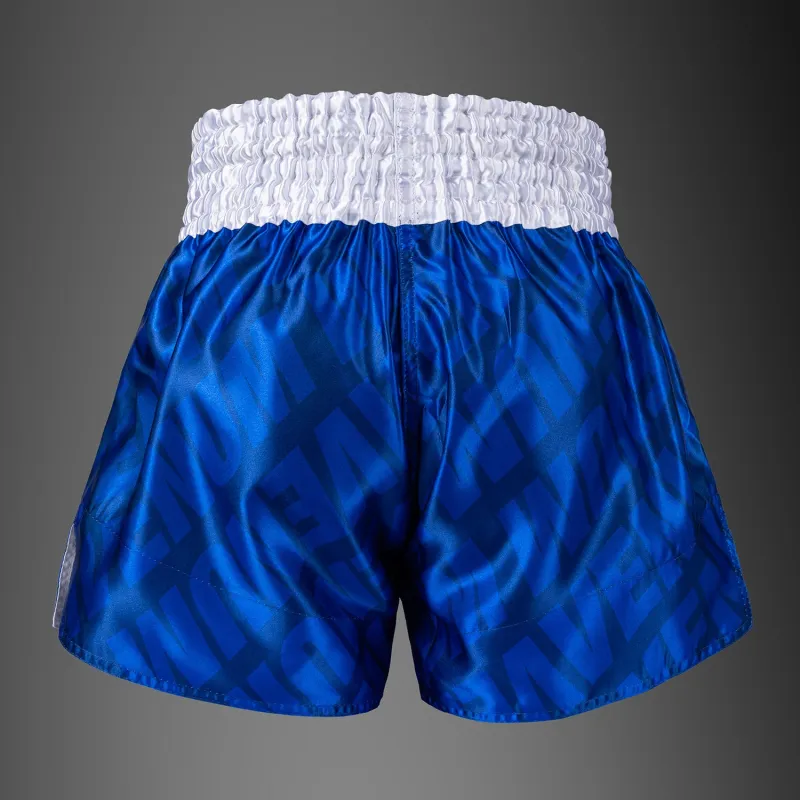 Venum Contender XT Muay Thai Shorts – Royal Blue/White - Image 4