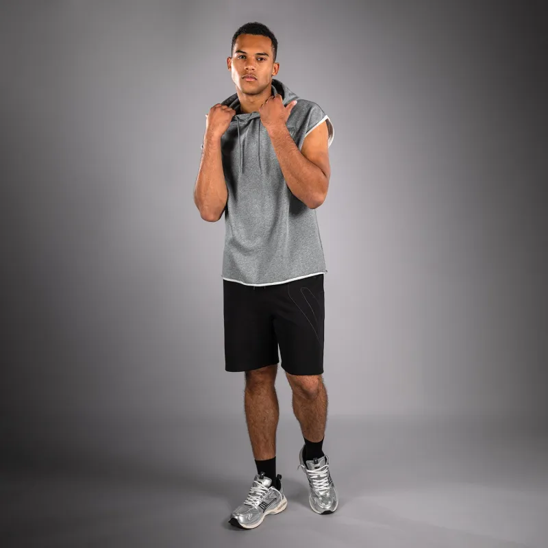 Venum Divide Sleeveless Hoodie - Heather Grey - Image 5