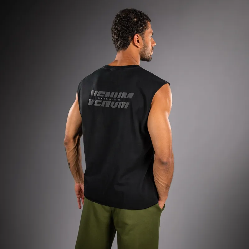 Venum Divide Sleeveless T-Shirt - Black - Image 3