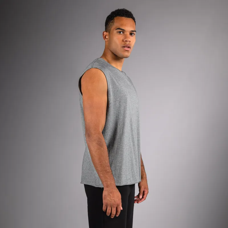Venum Divide Sleeveless T-Shirt - Heather Grey - Image 2