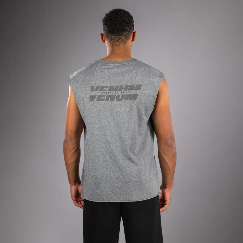 Venum Divide Sleeveless T-Shirt - Heather Grey - Image 3