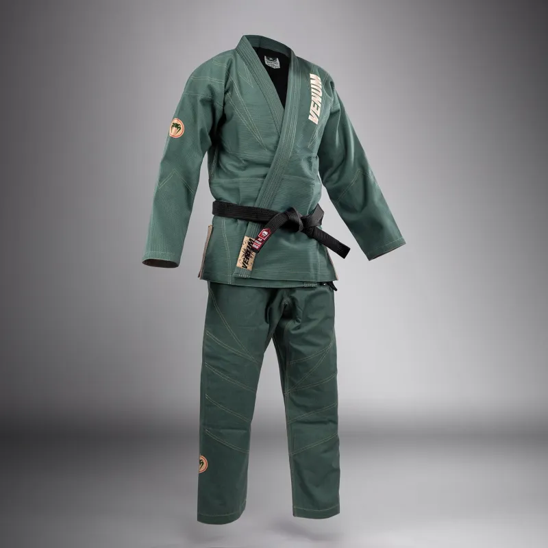 Venum Elite 5.0 - 450 - Brazilian Jiu Jitsu Gi - Forest Green - Image 2