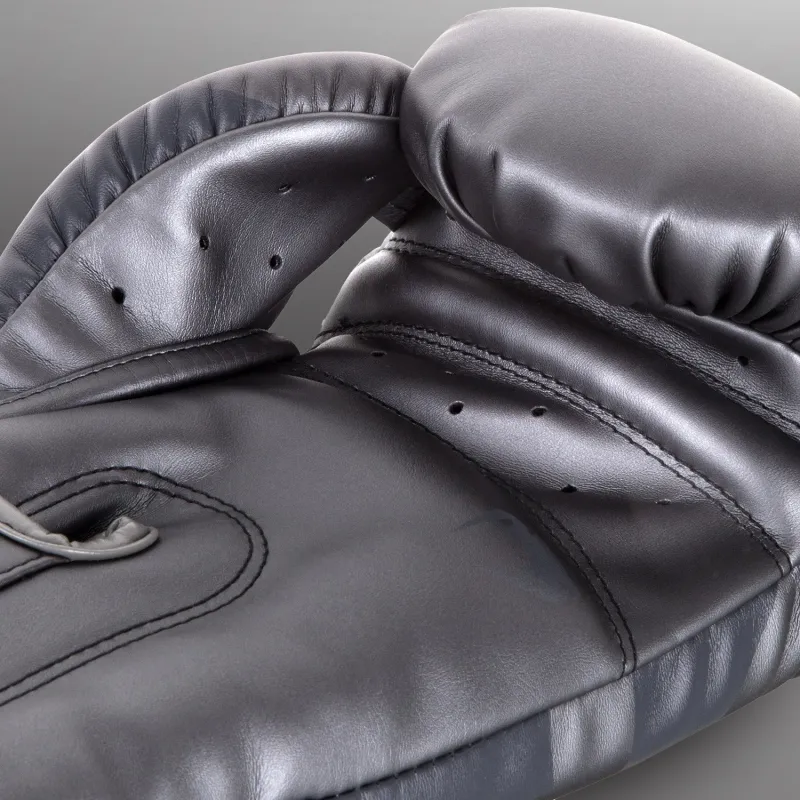 Venum Elite Boxing Gloves - Grey/Grey - Image 3