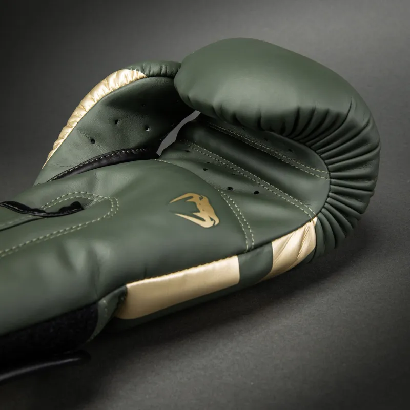 Venum Elite Boxing Gloves - Khaki - Image 4