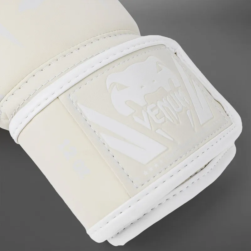 Venum Elite Boxing Gloves - White/Ivory - Image 5