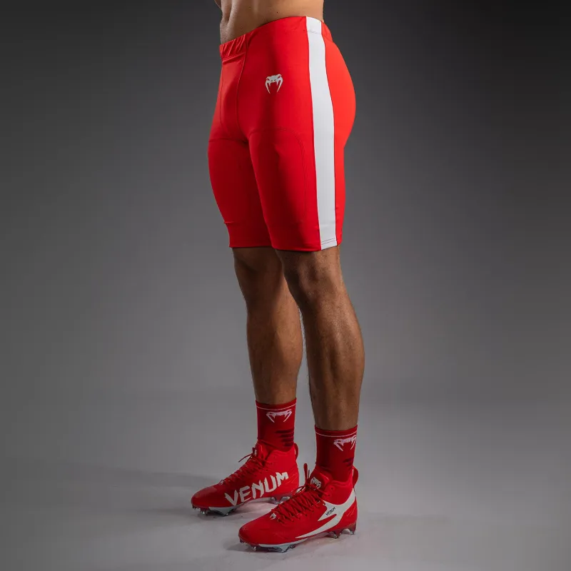 Venum Elite Football Compression Shorts - Red - Image 3