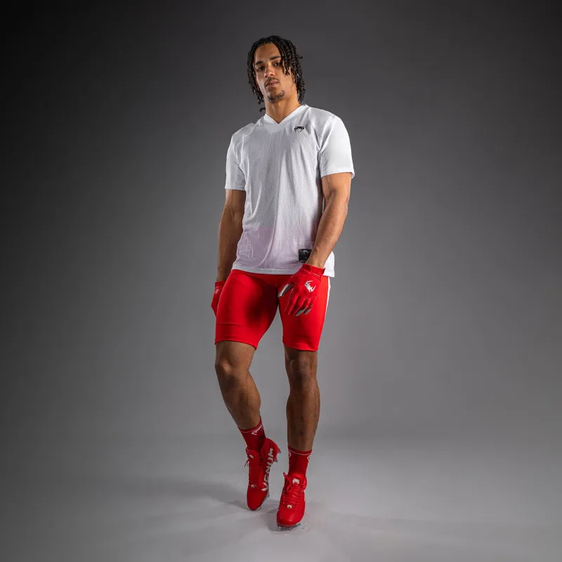 Venum Elite Football Compression Shorts - Red - Image 5