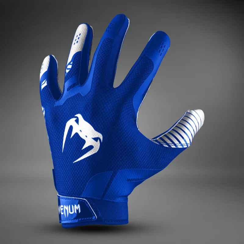 Venum Elite Football Gloves - Royal Blue/Silver - Image 2