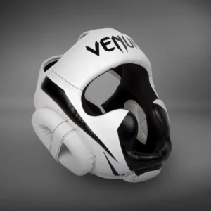 Venum Elite Headgear – White/Black