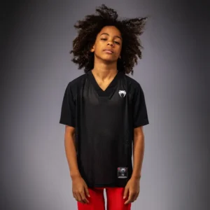Venum Elite Kids Football Short Sleeve Jersey - Black