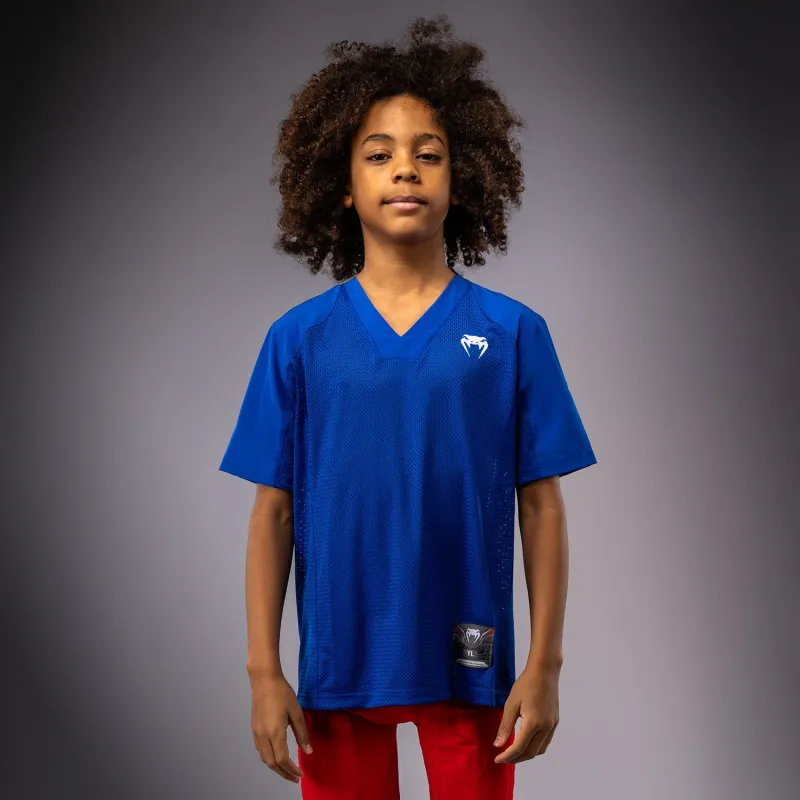 Venum Elite Kids Football Short Sleeve Jersey - Royal Blue