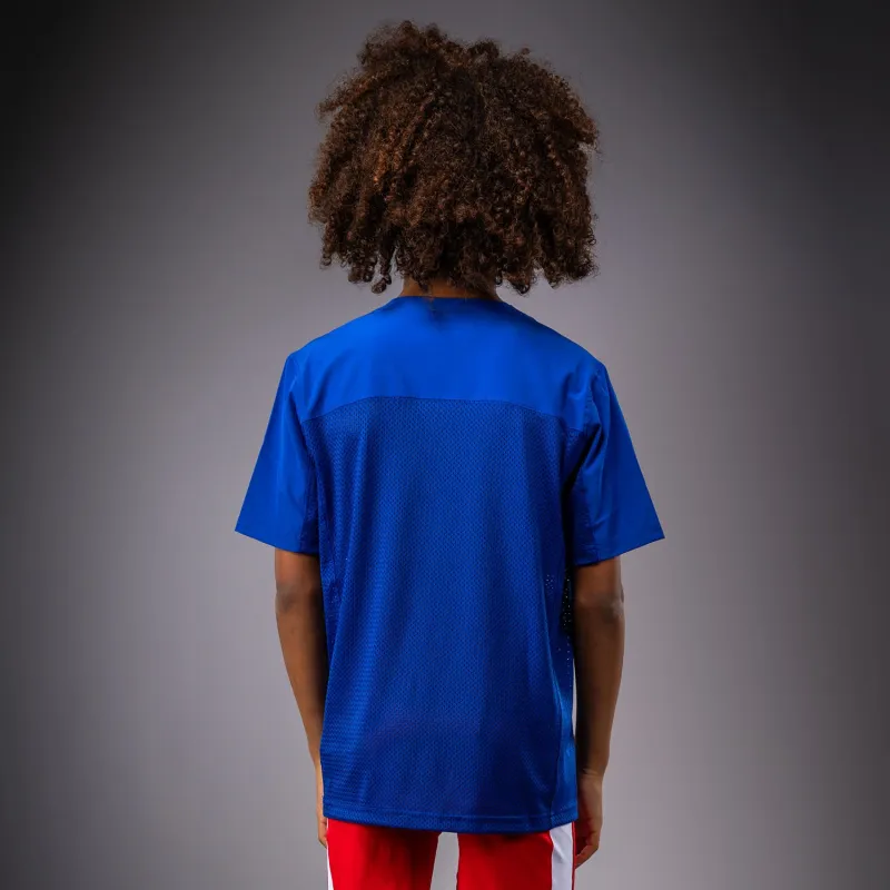Venum Elite Kids Football Short Sleeve Jersey - Royal Blue - Image 4