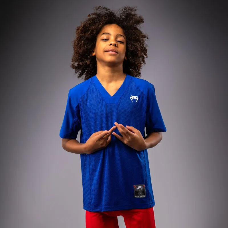 Venum Elite Kids Football Short Sleeve Jersey - Royal Blue - Image 5