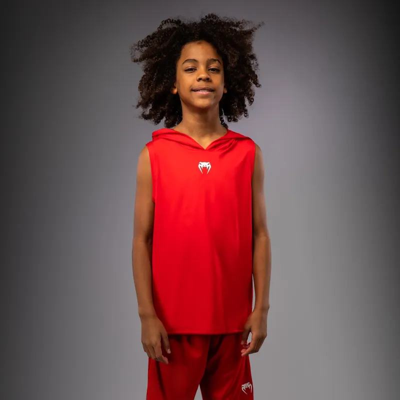 Venum Elite Kids Personalized Sleeveless Dry-Tech Hoodie - Red - Image 5