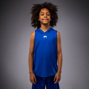 Venum Elite Kids Sleeveless Dry-Tech Hoodie - Royal Blue