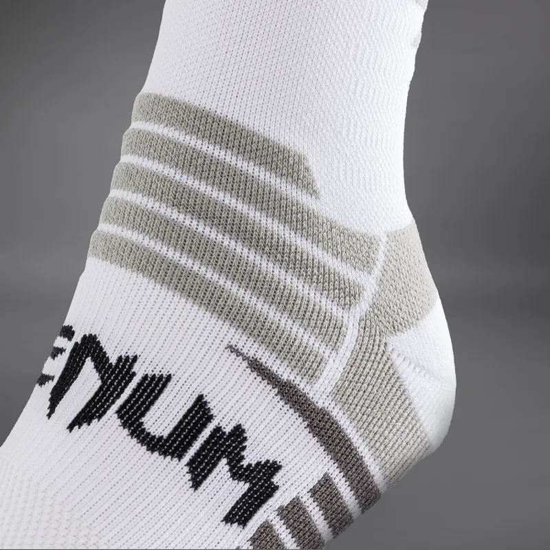 Venum Elite Performance Crew Socks - White/Black - Image 2