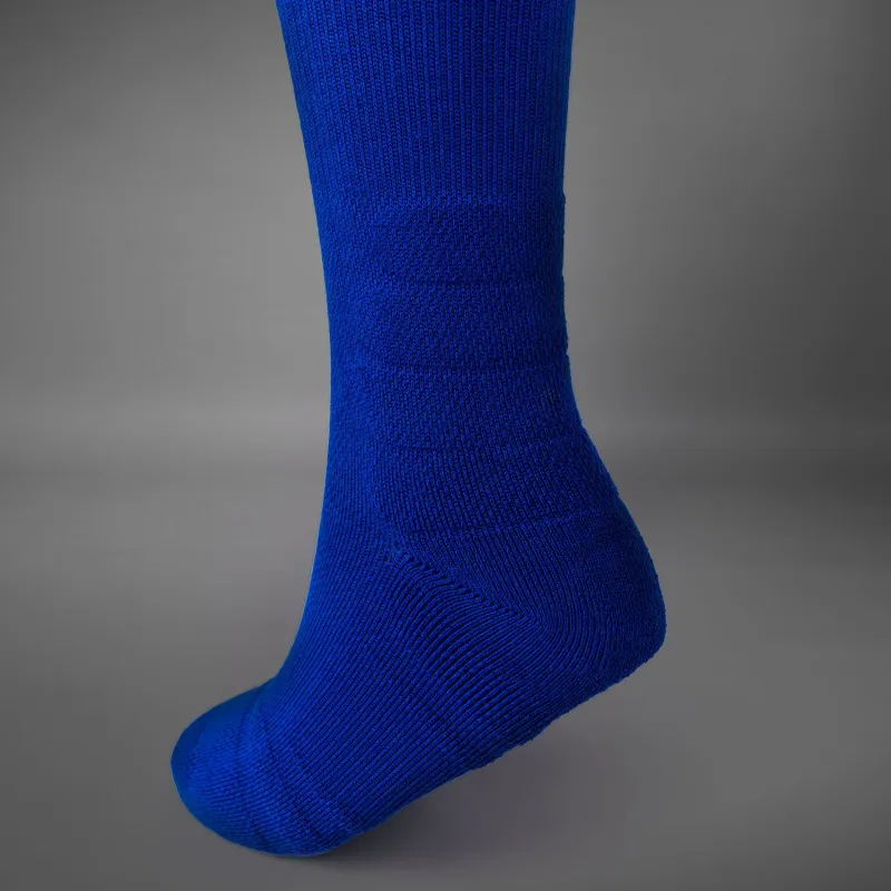 Venum Elite Performance Long Socks - Royal Blue/White - Image 4