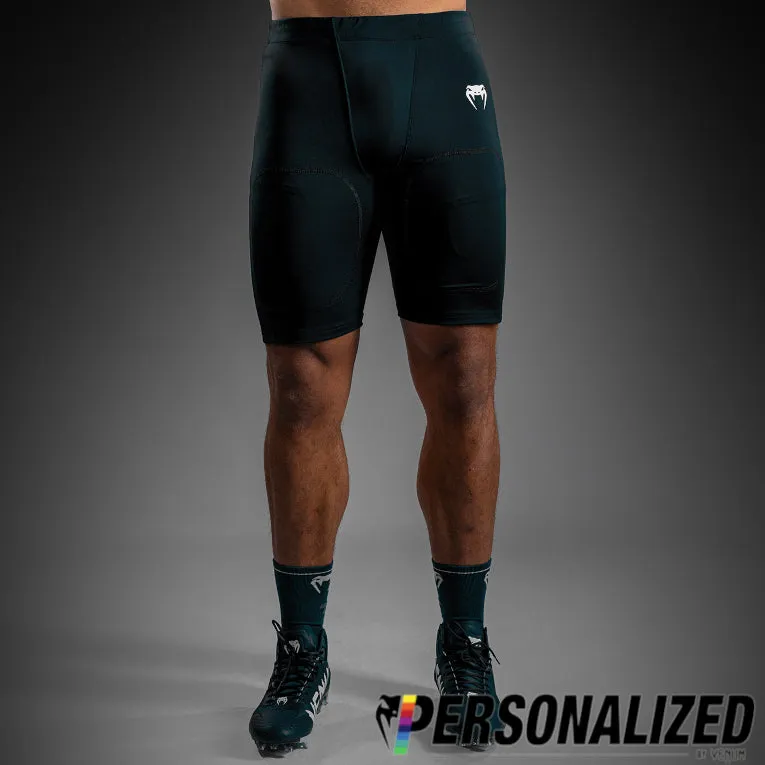 Venum Elite Personalized Football Compression Shorts - Black
